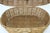 Gold Wicker Bow Basket Box For Sale - Image 12 of 14