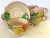 Ceramic Vintage Japanese Wabi Sabi Pottery Cups and Saucers, Set of 4 For Sale - Image 7 of 7