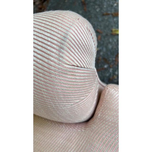 1990s Heritage Furniture Co. Pink Swivel Club Chairs a Pair Chairish