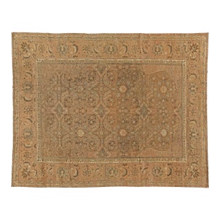 Fine Antique Indian Amritsar Handmade Wool Carpet For Sale