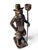 Metal 19th Century Bronze-Finish Anthropomorphic Fox or Dog Gentleman Candlestick Holder For Sale - Image 7 of 8