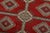 Bokhara Jaldar Rug 8’3” X 10’2” Red Wool Tribal Hand-Knotted Oriental Carpet For Sale - Image 4 of 14