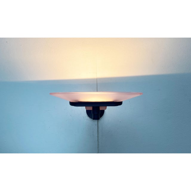 Vintage Italian Pink Jill Sconce from Arteluce, 1970s For Sale - Image 6 of 18