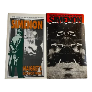 Vintage Georges Simenon Book Set/2