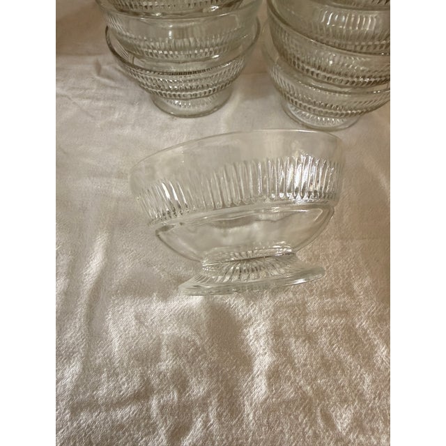 12 Anchor Hocking Sherbet Dishes 4 inches in diameter and 2 1/4 inches tall
