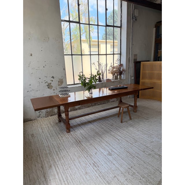Drapers Walnut Dining Table, 1900 For Sale - Image 4 of 18