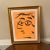 Peter Keil Peter Keil Original Orange Abstract Portrait Paintings - a Pair For Sale - Image 4 of 9