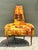 Vintage MCM High Back Lounge Chair For Sale - Image 4 of 12