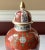 Vintage Herend Porcelain Lidded Urn – Red Dynasty Siang Rouge, #6583, Hand-Painted Hungary For Sale In Washington DC - Image 6 of 11