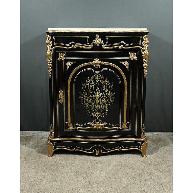 Napoleon III Blackened Pear Wood Buffet For Sale - Image 13 of 18