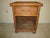 1990s Coastal Style One Bamboo Rattan Nightstand 1 Drawer Medium Tone For Sale - Image 4 of 12