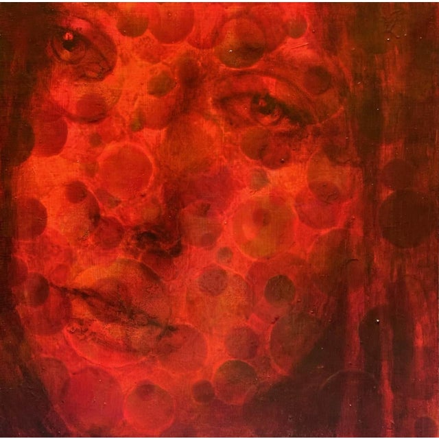 Krzysztof Kargol, Her Face, 2021, Oil on Canvas, in Flawless conditions. Designed from 2000 This piece has an attribution...