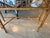 Vintage Brighton Style Rattan Woven Cane Tortoise Demi Lune Console Table For Sale - Image 11 of 12