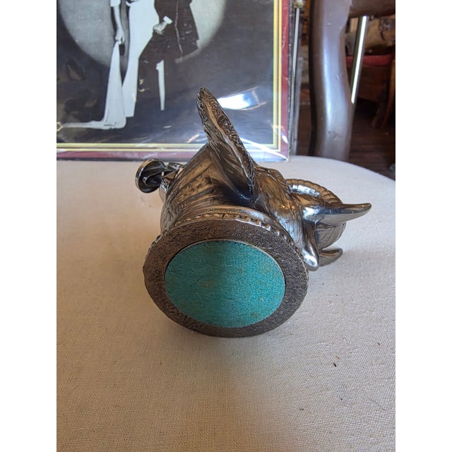 Vintage Elephant Head Table Top Lighter For Sale In San Antonio - Image 6 of 7