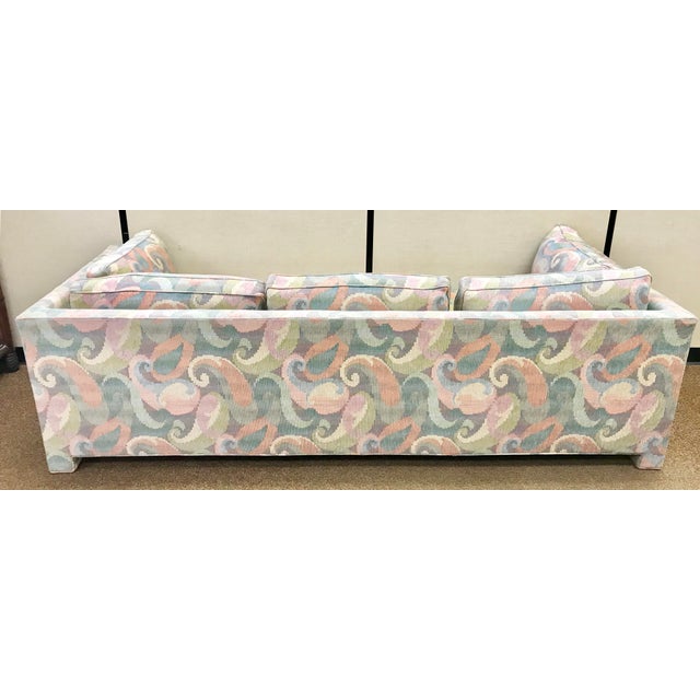 Mid-Century Modern 1970s Vintage Milo Baughman Style Sofa For Sale - Image 3 of 8