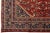 1920's Antique Floral Mahal Wool Rug Handmade in Red For Sale In New York - Image 6 of 7