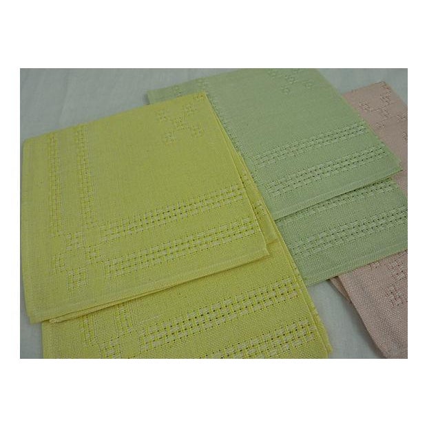 German Pastel Napkins Set of 6 Chairish