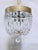 Brass Vintage Crystal Basket Chandelier With Brass Rim For Sale - Image 8 of 8