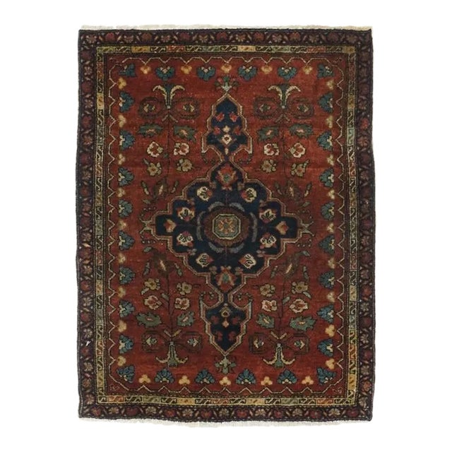 Antique Sarouk Rug 1'10'' x 2'5'' For Sale