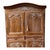 This beautiful vintage, hand-carved French Country Armoire is crafted from oak, showcasing its natural wood grain with a...