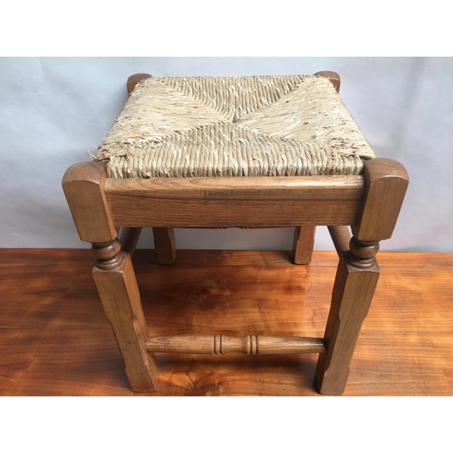 Straw Stool, 1980s For Sale - Image 3 of 18