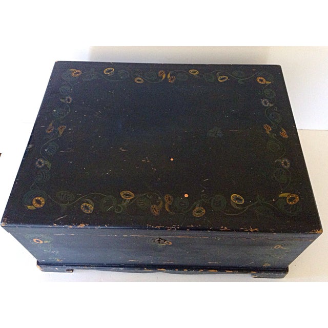 Painted Linen Chest Chairish