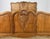 Vintage Louis XVI French Oak Double Bed Frame with Carved Headboard For Sale - Image 5 of 13