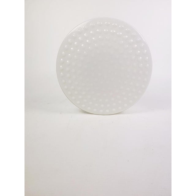 White Vintage Swedish Flush Mount, 1970s For Sale - Image 8 of 11