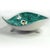 Green Italian Hand-Painted Glazed Tripod Dish, 1960s For Sale - Image 8 of 10
