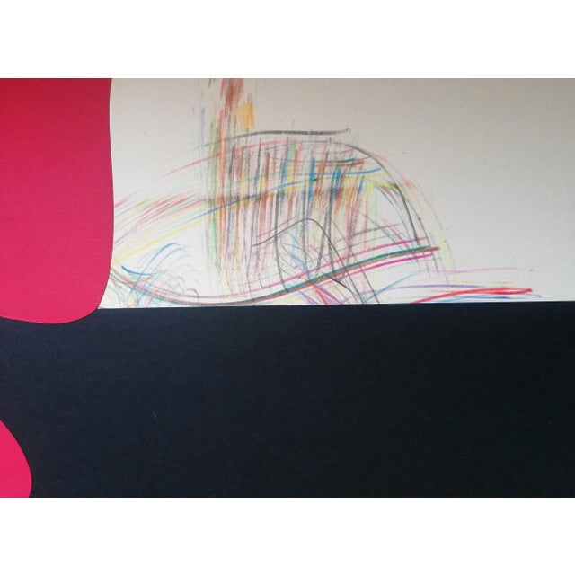 Mandra 2023 collage pastel paper 100x140x1 collage acrylic drops on paper composition extracted from animals face person...