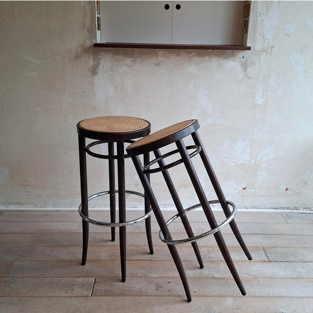 204 RH Bar Stools from Thonet, 1970s, Set of 2 For Sale - Image 12 of 12