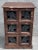 Vintage Indian solid wood 6-drawer apothecary/ storage/ spice chest with metal cut outs that look like elephants. Very...