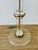 1970s Vintage 1970s Karl Springer Style Acrylic & Brass Fax Bamboo Floor Lamp For Sale - Image 5 of 6
