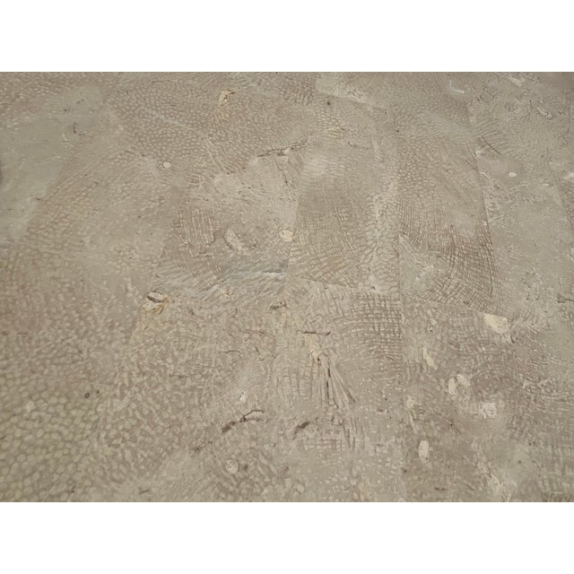 1980s Tessellated Stone & Brass Dining Table Manor of Maitland Smith For Sale - Image 10 of 12