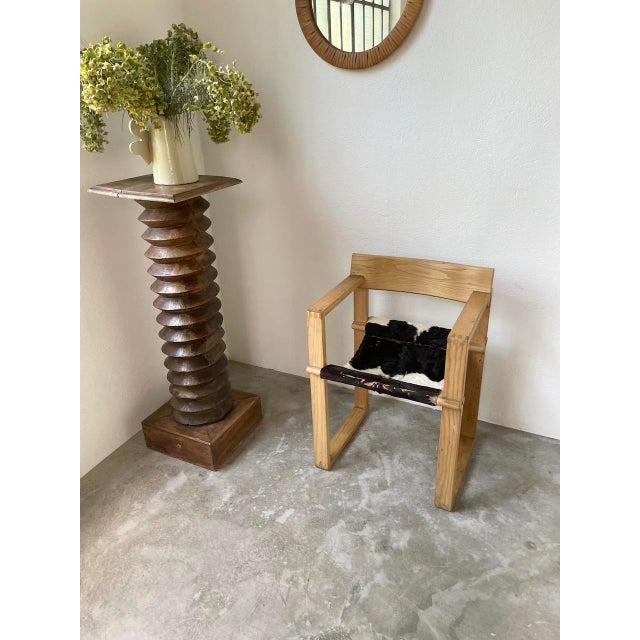 Wood Oak Chairs by Ate Van Apeldoorn, 1970s For Sale - Image 7 of 18
