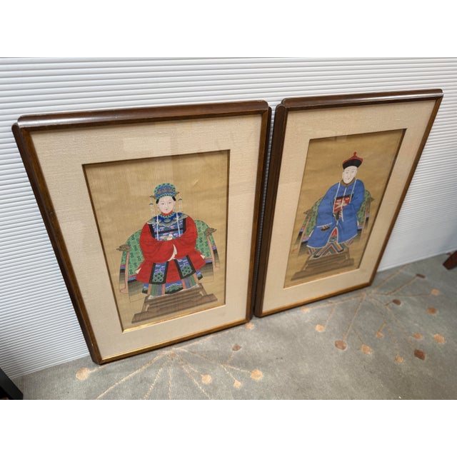 Design Plus Gallery presents a Set of Ancestral Portraits from the Qing Dynasty (1644-1912). The portraits were...