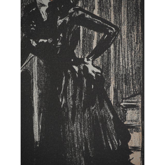 After Kees Van Dongen, Woman with a Hat, Lithograph For Sale - Image 5 of 7