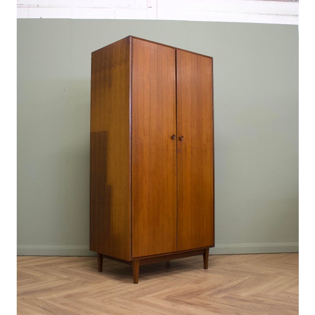 Vintage Teak Wardrobe from Meredew, 1960s For Sale - Image 4 of 14