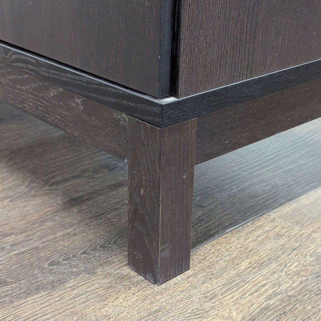 Gang-Aspen Modern Dark Wood Sideboard With 4 Drawers and 4 Cabinets For Sale - Image 9 of 9