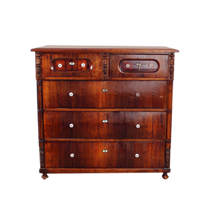 Large Art Deco Czechoslovakian Chest of Drawers, 1920s