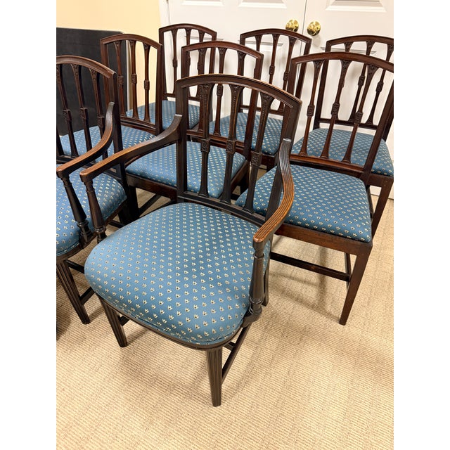 Set of 8 18th Century English Dining Chairs For Sale - Image 13 of 18