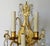 Late 19th Century French Victorian -Style, Gilded Gold & Crystal Drop 5--Candelabra Wall Light Sconces - Pair For Sale - Image 9 of 17