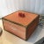 Coral - Colored Shagreen Lidded Box With Metal Wrapped Coral Lid Pull For Sale - Image 13 of 13
