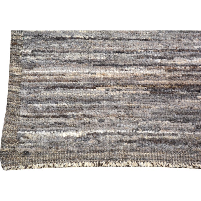 Moroccan Hand Knotted Wool Rug, 9'7''x12'5'' For Sale - Image 4 of 6