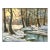 Mid Century Winter Stream Oil Paint Landscape by Lorenz E. Griffith For Sale