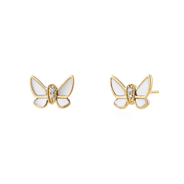 Jardin Butterfly Studs, 2 Pieces For Sale
