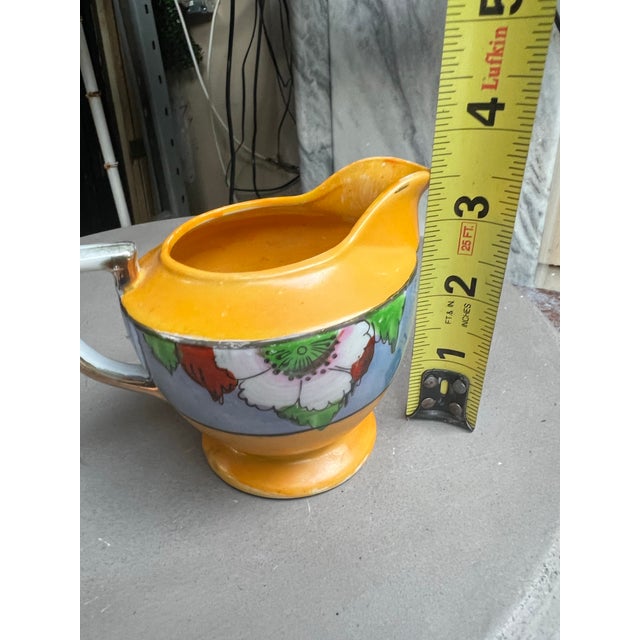 Vintage Mid-Century Modern Small Floral Creamer Cup For Sale - Image 4 of 7