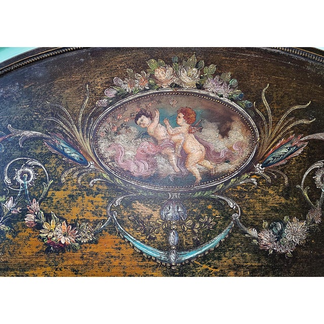 1920s Louis XVI Style Trumeau Mirror For Sale - Image 9 of 13