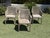 Wood Terra Bordeaux Outdoor Dining Table Set, Outdoor For Sale - Image 7 of 12