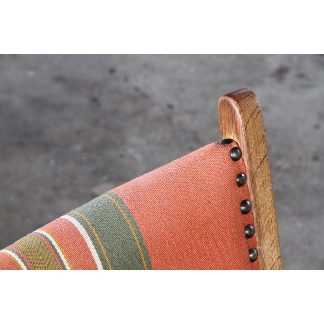 Vintage Danish Brutalist Tall Back Chairs attributed to Henning Kjærnulf, 1960s, Set of 4 For Sale - Image 14 of 18
